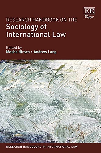 Beispielbild fr Research Handbook on the Sociology of International Law zum Verkauf von Blackwell's