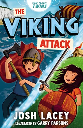 Stock image for Time Travel Twins: The Viking Attack for sale by AwesomeBooks