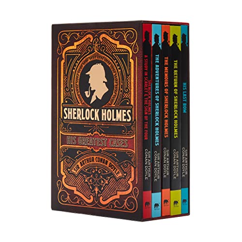 Stock image for Sherlock Holmes: His Greatest Cases: 5-Volume box set edition (Arcturus Classic Collections, 11) for sale by Books Unplugged