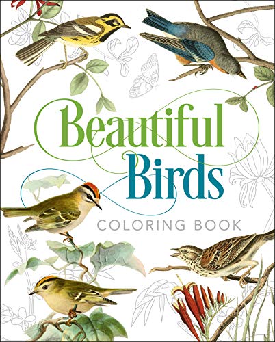 9781839402685: Beautiful Birds Coloring Book (Sirius Classic Nature Coloring)