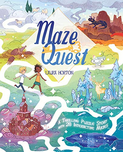Beispielbild fr Maze Quest: A Thrilling Puzzle Story with 28 Interactive Mazes zum Verkauf von Ammareal