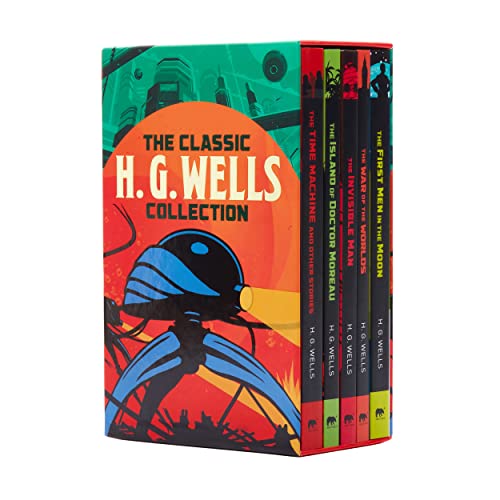 Imagen de archivo de The Classic H.G. Wells Collection The Time Machine and Other Stories, The Island of Doctor Moreau, The Invisible Man, The War of the Worlds, The First Men in the Moon a la venta por Bay Used Books