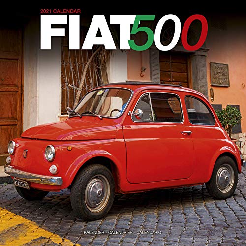 9781839410468: Fiat 500 2021 Calendar | Square Car Wall Calendar | 16 Month