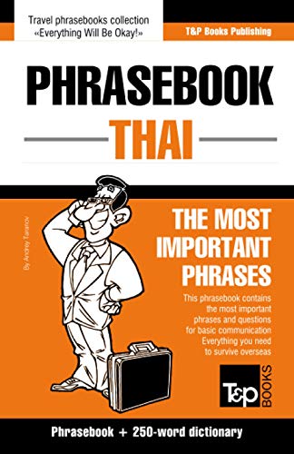 9781839550782: Phrasebook - Thai- The most important phrases: Phrasebook and 250-word dictionary