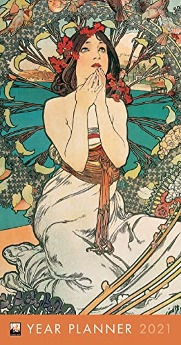 Imagen de archivo de Alphonse Mucha (Planner 2021) [Soft Cover ] a la venta por booksXpress