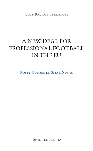 Imagen de archivo de A New Deal for Professional Football in the Eu (Paperback) a la venta por CitiRetail