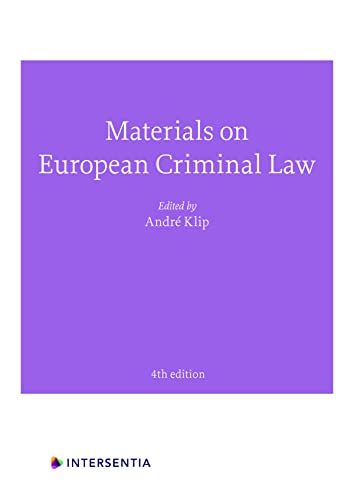 Imagen de archivo de Materials on European Criminal Law (Paperback) a la venta por CitiRetail