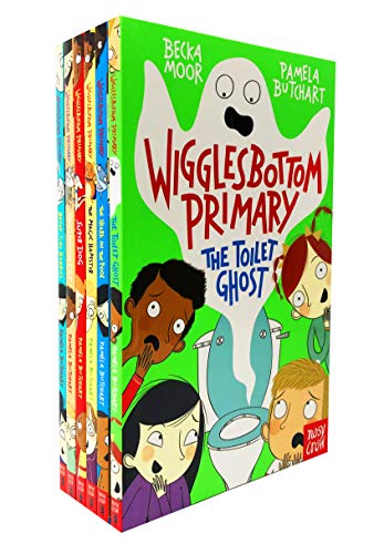 Stock image for Wigglesbottom Primary Series 6 Books Collection (The Toilet Ghost, The Shark in the Pool ,The Magic Hamster,Super Dog,The Classroom Cat,Break-Time Bunnies) for sale by GF Books, Inc.