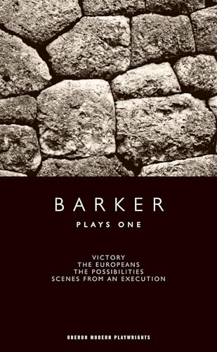 Imagen de archivo de Barker: Plays One a la venta por Better World Books
