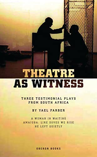 Beispielbild fr Theatre as Witness (Oberon Modern Playwrights) zum Verkauf von BooksRun