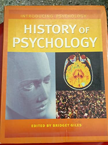Imagen de archivo de History of Psychology a la venta por Better World Books: West