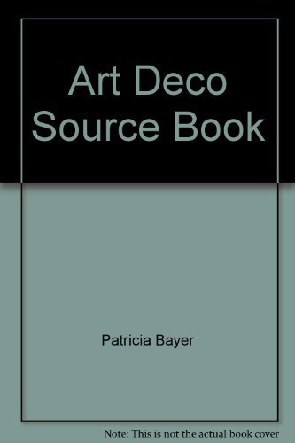 Stock image for ART DECO SOURCE BOOK for sale by Goldstone Books