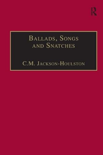 Beispielbild fr Ballads, Songs, and Snatches zum Verkauf von Blackwell's