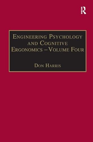 Stock image for Engineering Psychology and Cognitive Ergonomics: Job Design, Product Design and Human-Computer Interaction: Vol 4 for sale by Revaluation Books