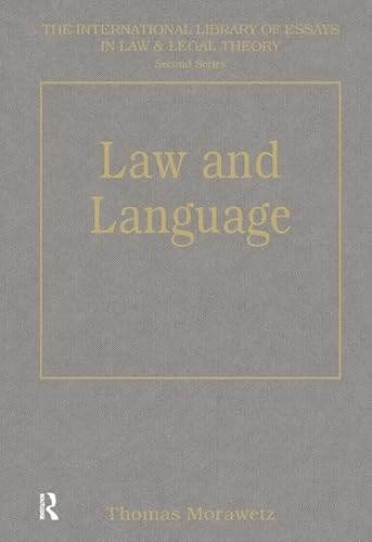 Beispielbild fr Law and Language zum Verkauf von Blackwell's