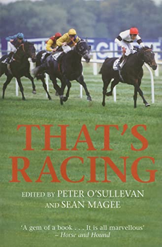 Imagen de archivo de Thats Racing (Mainstream Sport) a la venta por Brit Books