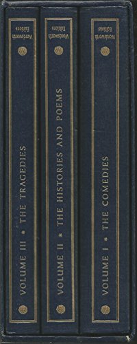 Stock image for The Complete Works of William Shakespeare (Vol 1 The Comedies, Vol 2 The Histories and Poems, Vol 3 The Tragedies) for sale by Zoom Books Company