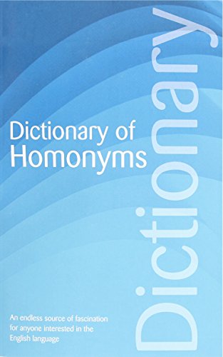 Beispielbild fr Dictionary of Homonyms (Wordsworth Reference) zum Verkauf von BooksRun