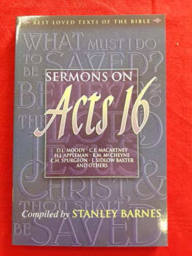 Beispielbild fr Sermons on Acts 16 zum Verkauf von WorldofBooks