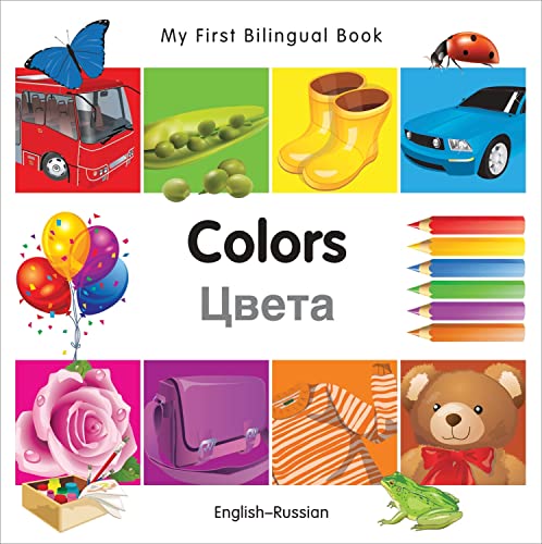 9781840596038: My First Bilingual Book–Colors (English–Russian)