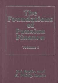 Beispielbild fr The Foundations of Pension Finance (Elgar Mini Series) zum Verkauf von medimops