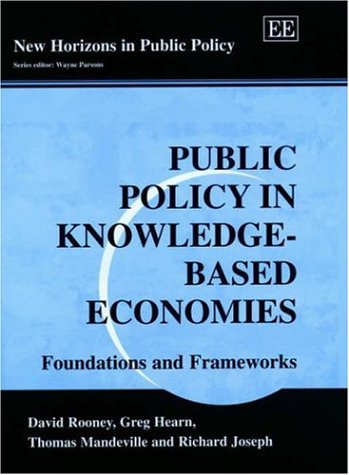 Stock image for Public Policy in Knowledge-Based Economies for sale by Blackwell's