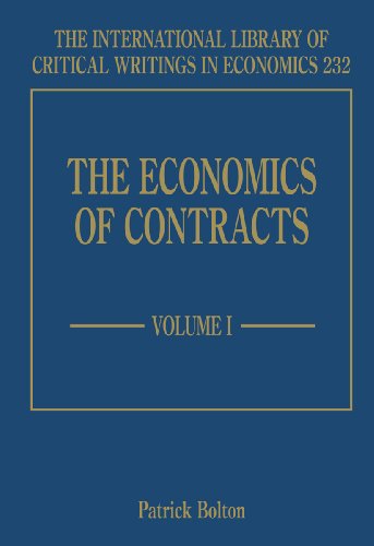 Stock image for THE ECONOMICS OF CONTRACT 2 VOLUME SET for sale by Basi6 International