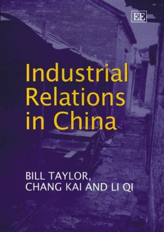 Stock image for Industrial Relations in China for sale by Phatpocket Limited