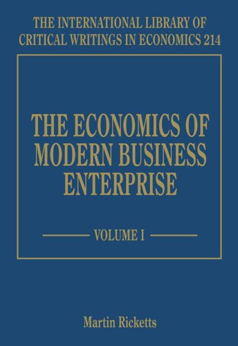 9781840649024: The Economics of Modern Business Enterprise