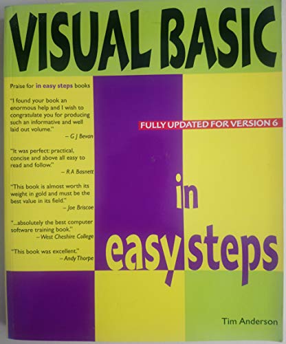 9781840780291: Visual Basic 6 in Easy Steps