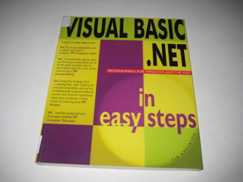 9781840781311: Visual Basic.NET in easy steps