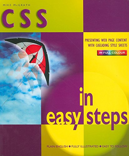 CSS in easy steps (9781840783018) by McGrath, Mike