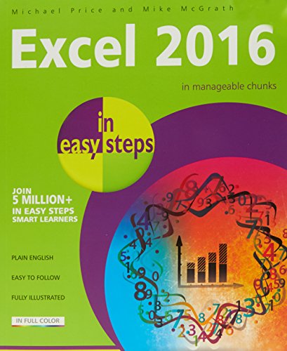 Beispielbild fr Excel 2016 in easy steps zum Verkauf von Better World Books