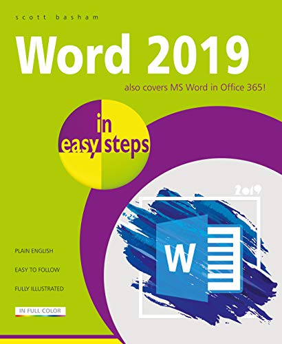 Imagen de archivo de Word 2019 in easy steps a la venta por Better World Books