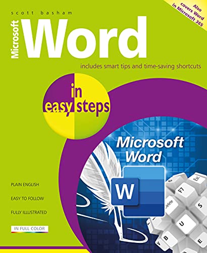 9781840789348: MICROSOFT WORD IN EASY STEPS: Covers MS Word in Microsoft 365 suite