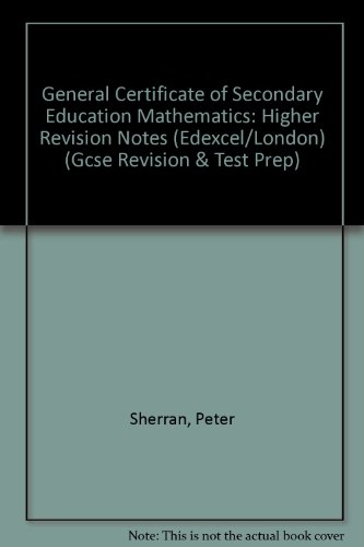 General Certificate of Secondary Education Mathematics (9781840850420) by Peter Sherran