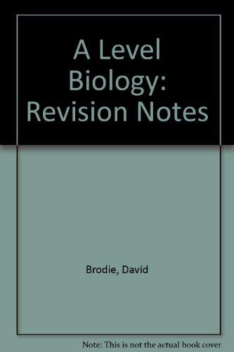 Beispielbild fr A Level Biology: Revision Notes zum Verkauf von AwesomeBooks