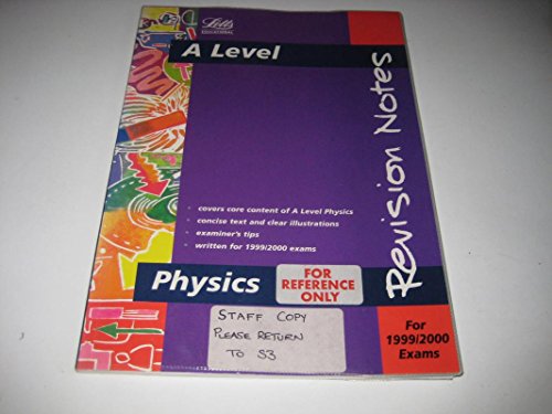 Advanced Level Physics Revision Notes (9781840850987) by Wallis