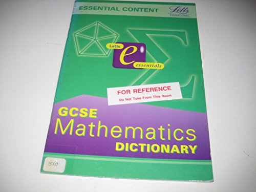 9781840851236: GCSE Maths Dictionary