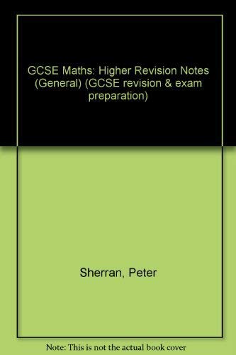 Imagen de archivo de GCSE Maths: Higher Revision Notes (General) (GCSE revision & exam preparation) a la venta por AwesomeBooks