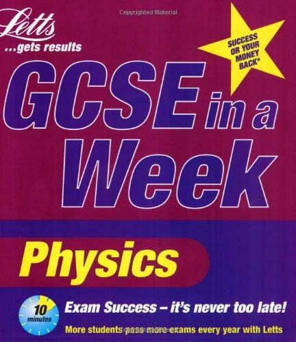 Beispielbild fr GCSE in a Week: Physics (Revise GCSE in a Week S.) zum Verkauf von WorldofBooks