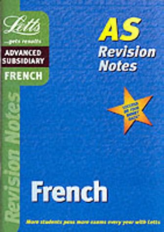 9781840855128: AS Level Revision Notes (Letts revision notes)