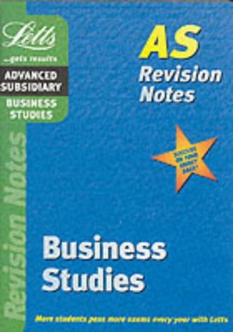 Beispielbild fr AS Level Revision Notes (Letts AS revision notes) zum Verkauf von WorldofBooks