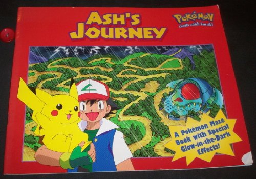 9781840883398: Ash's Journey (Pokemon Glow-in-the-dark Maze Books)