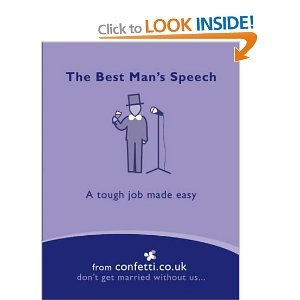 Beispielbild fr The Best Man's Speech: A Tough Job Made Easy zum Verkauf von WorldofBooks