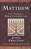 9781841011912: Matthew: A devotional commentary for study and preaching (The People's Bible Commentary)