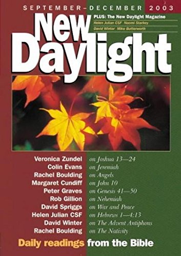 Imagen de archivo de New Daylight: September-December 2003: Daily Readings from the Bible a la venta por WorldofBooks