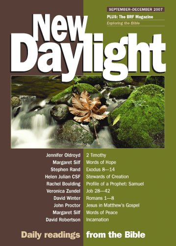 9781841013817: September-December 2007 (New Daylight: Daily Readings from the Bible)