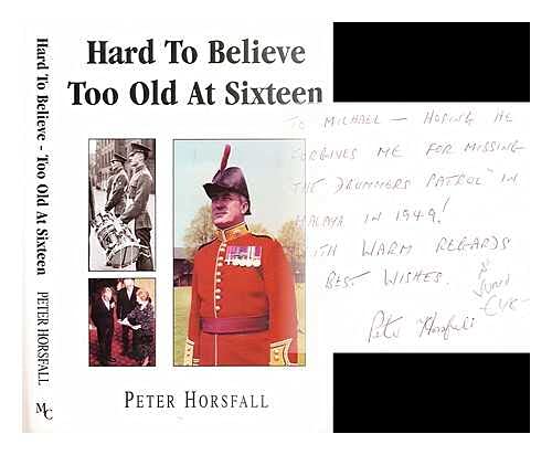 9781841040110: Hard to Believe: Too Old at Sixteen