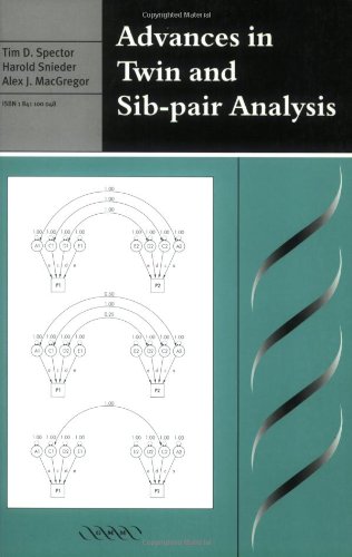 Stock image for Advances in Twin and Sib-pair Analysis for sale by Books Puddle